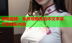 蜜桃视频：免费观看高清中文字幕，尽享精彩内容