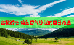 蜜桃诱惑 葡萄香气缭绕的夏日奇遇
