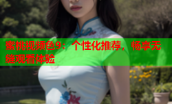 蜜桃视频色9：个性化推荐，畅享无缝观看体验