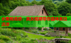 水蜜桃诱惑：美女视频带你品味夏日清凉