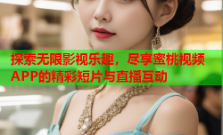 探索无限影视乐趣，尽享蜜桃视频APP的精彩短片与直播互动