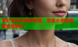 实时互动与多样特效，尽享水蜜桃视频直播魅力