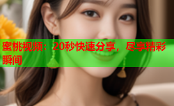 蜜桃视频：20秒快速分享，尽享精彩瞬间
