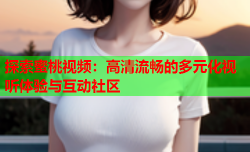 探索蜜桃视频：高清流畅的多元化视听体验与互动社区