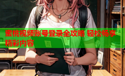 蜜桃视频账号登录全攻略 轻松畅享精彩内容